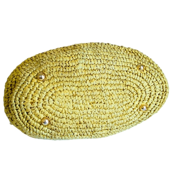 💥Offers Welcome💥 MICHAEL KORS Santorini Straw Tote Bag - Picture 12 of 15